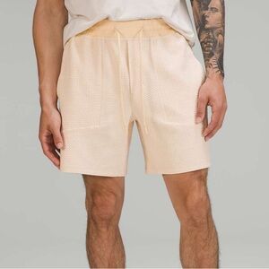 Lululemon Men’s At Ease Shorts in Heathered Prosecco